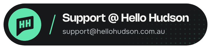 Support @ Hello Hudson